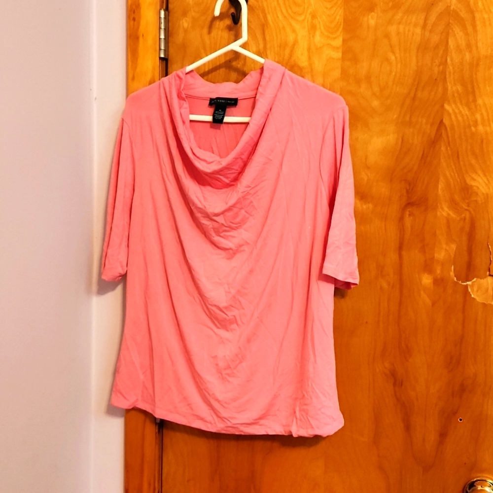 NwOT never worn Joan Vass short sleeve loose neck t shirt